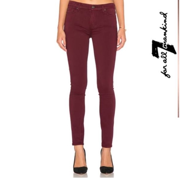 7 For All Mankind Denim - NWOT 7 For All Mankind Ruby Solid Ankle Skinny Jeans